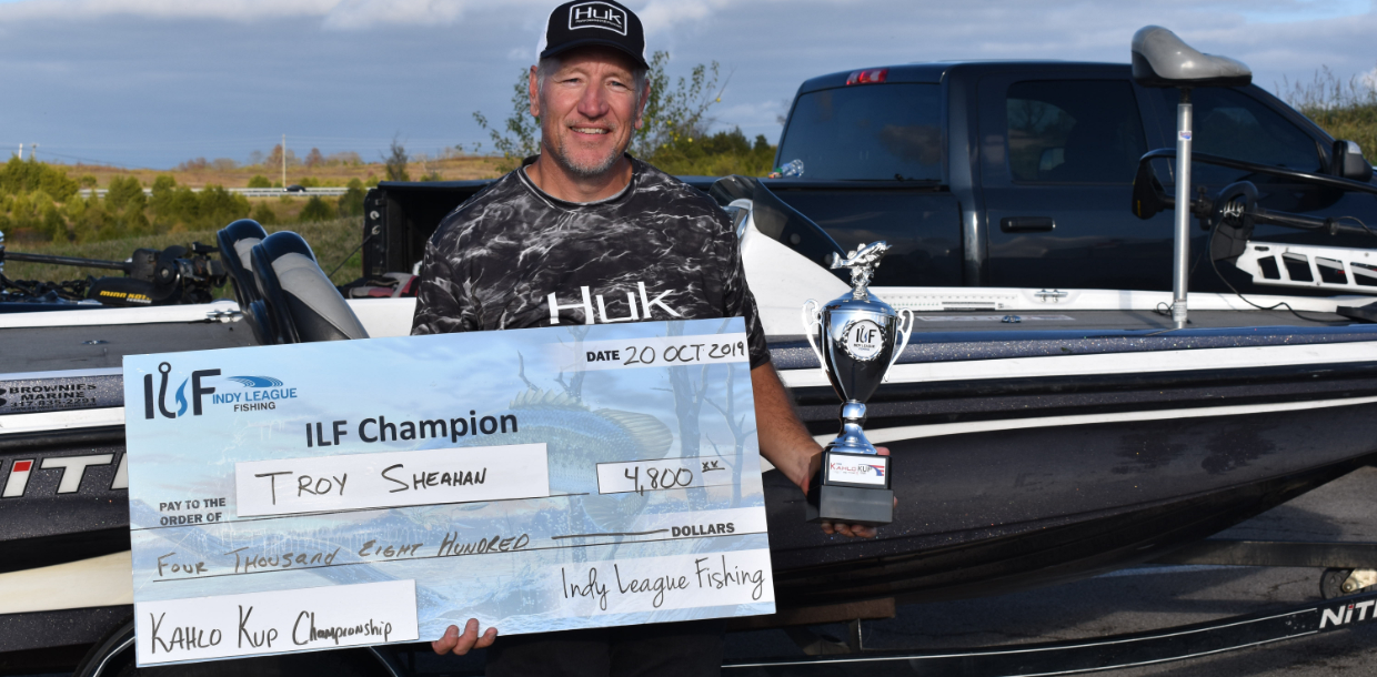 ILF Angler Troy Sheahan 2019 Kahlo KUP Champion